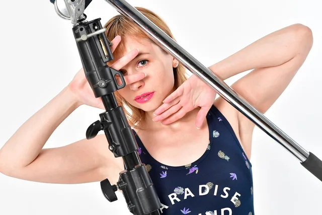 woman, model, portrait, swimsuit, studio, studio photography, posture, tripod, bodysuit, femininity, fashion, modeling, pose, posing. Before you report on product photography measurement, fix your brief
