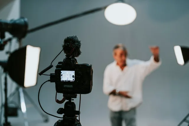 Actor in front on the camera in an audition. What a product photography quality checklist means for studio operations